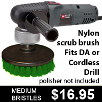 DA Carpet Brush also fits cordless drill