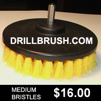 drill brush medium cleaning bristle